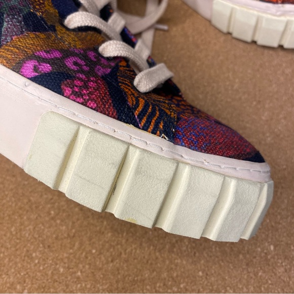 FARM Rio Leopard Mushroom Flatform High Top Sneaker Size 7 - Picture 4 of 16